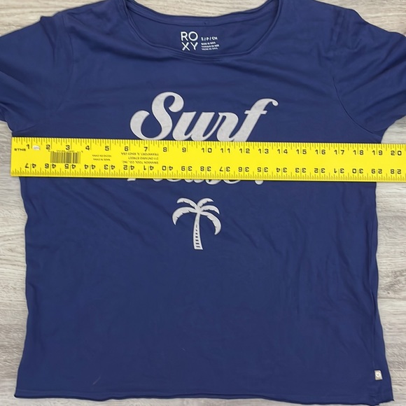 EUC Roxy Purple Short Sleeve Women’s Graphic Tee - Surf Please! 🌴 Size Small - Picture 9 of 14